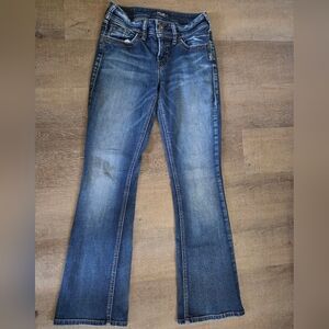 Silver Suki Bootcut Women's Denim Jeans, Size W27 L31, In Like-New Condition